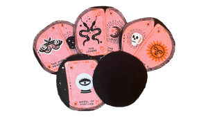 Pink Tarot Cards Face Cloths