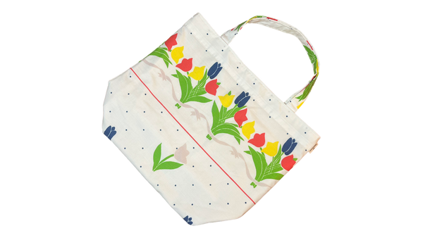 Tulip Bouquet Tote Bag - Thrifted Materials