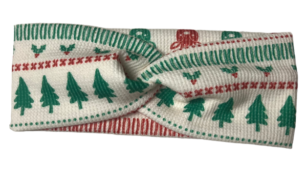Holiday Sweater Twisted Headband