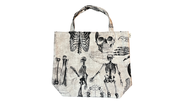 All The Bones Tote Bag - Cotton Canvas