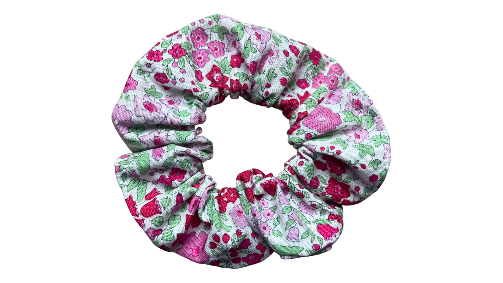 Pink Garden Scrunchie