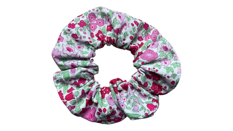 Pink Garden Scrunchie